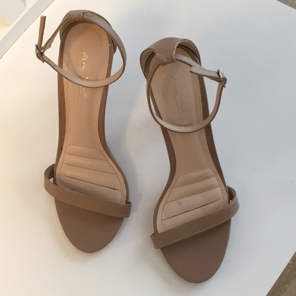Anne Michelle Ankle Strap Heels, size 7 1/2